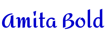 Amita Bold 字体